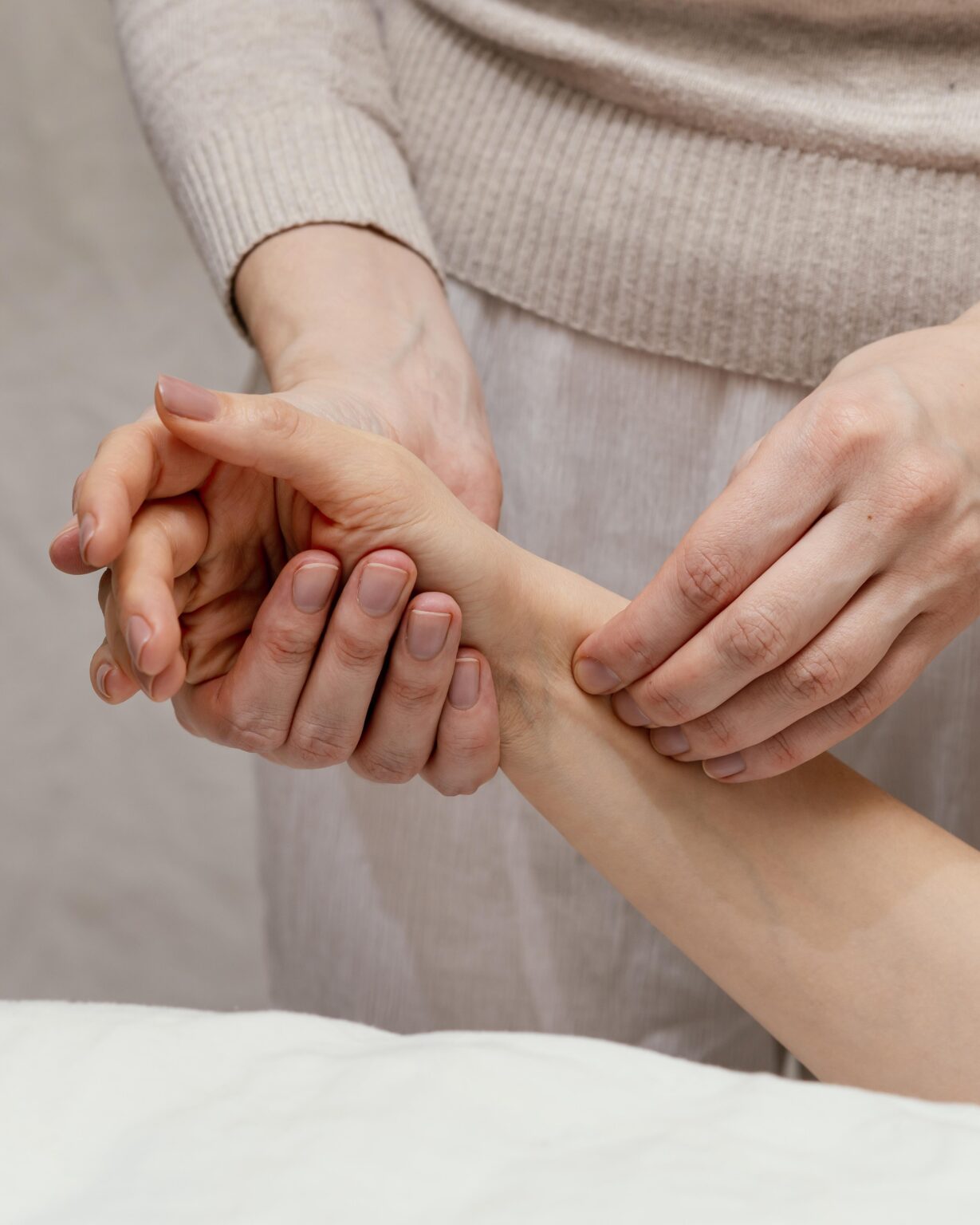 Massage mains